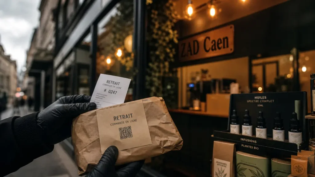 zad caen : boutique CBD et point relais Mondial Relay