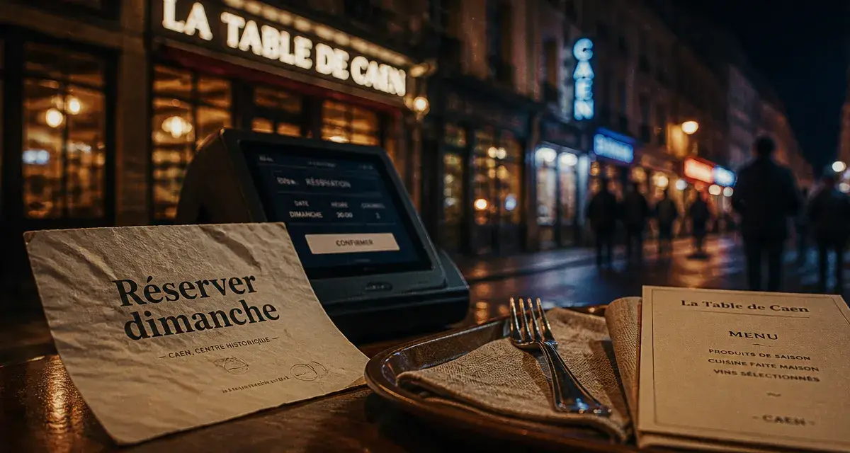 Restaurant à Caen ouvert le dimanche : réservation près d’un terminal