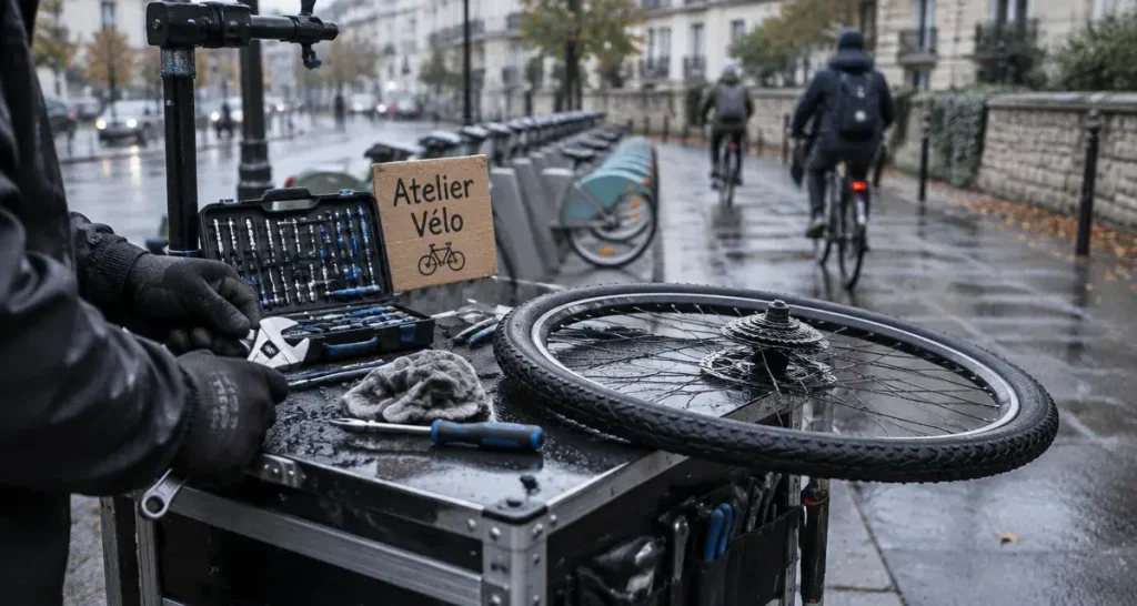 L’atelier vélo de Vélisol et Twisto poursuit sa tournée à Caen