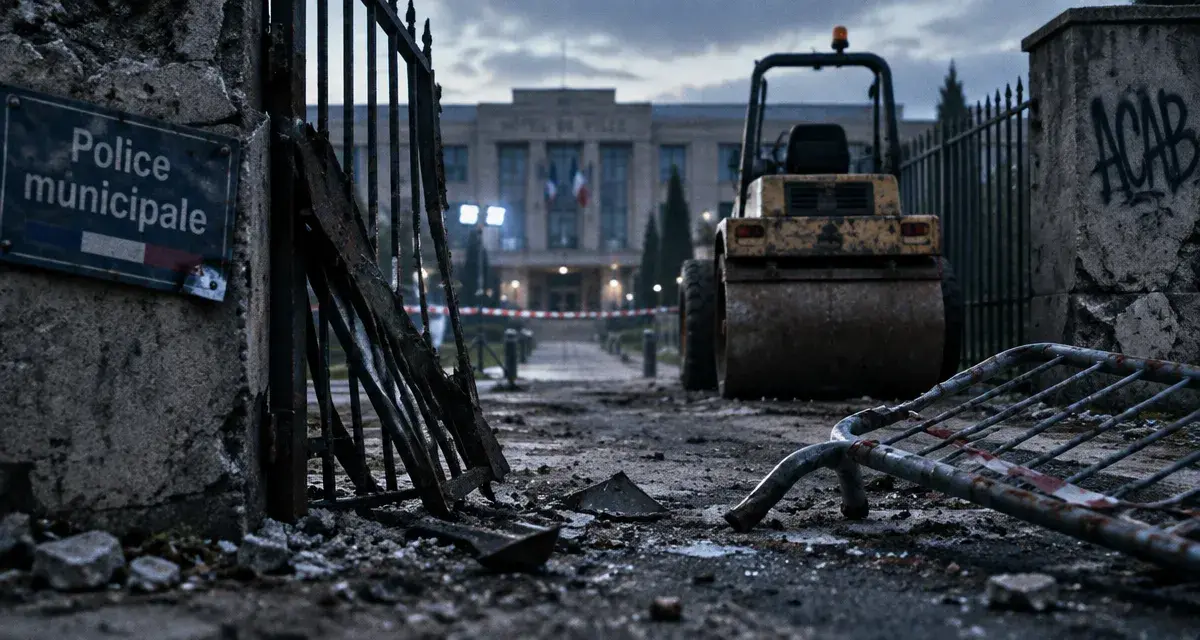 Attaque à la police municipale de Caen : un engin de chantier utilisé
