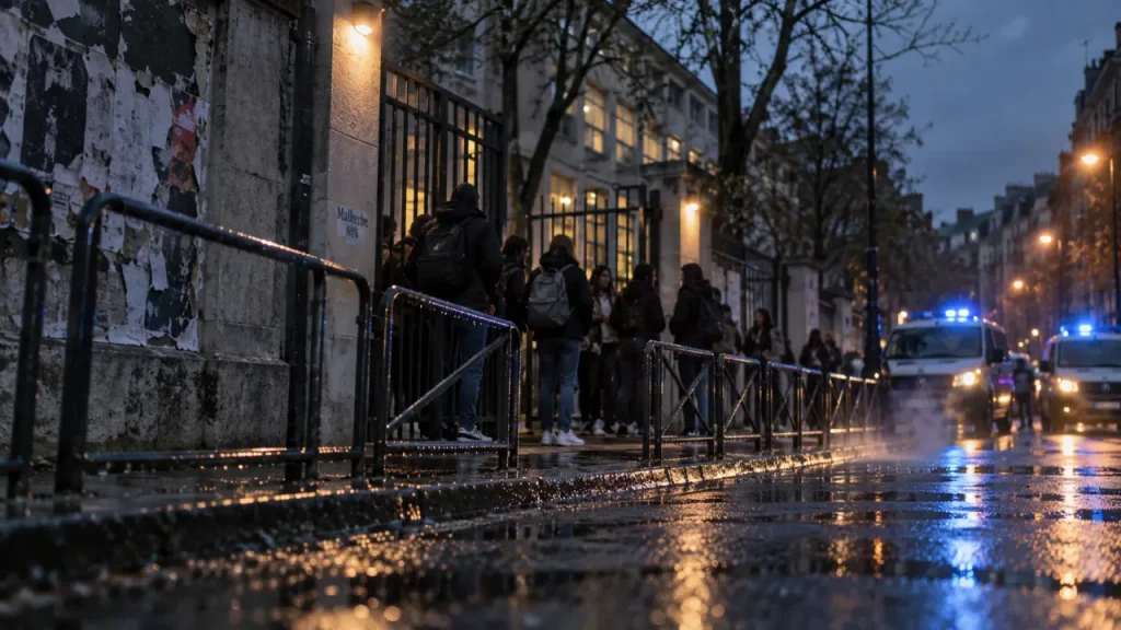 À Caen, une centaine de jeunes devant le lycée Malherbe ce mercredi