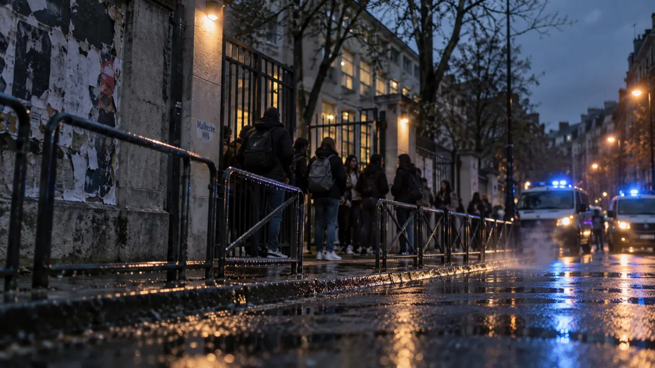 À Caen, une centaine de jeunes devant le lycée Malherbe ce mercredi
