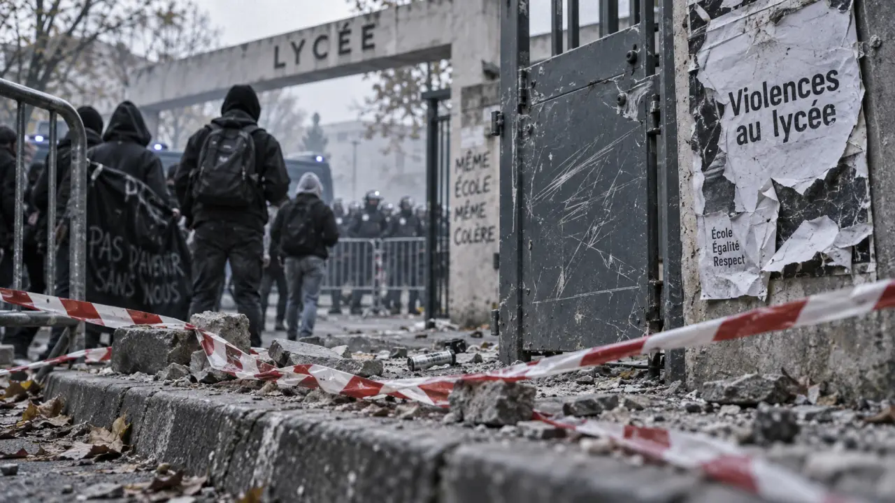 À Caen, 12 interpellations après une journée de violences autour des lycées