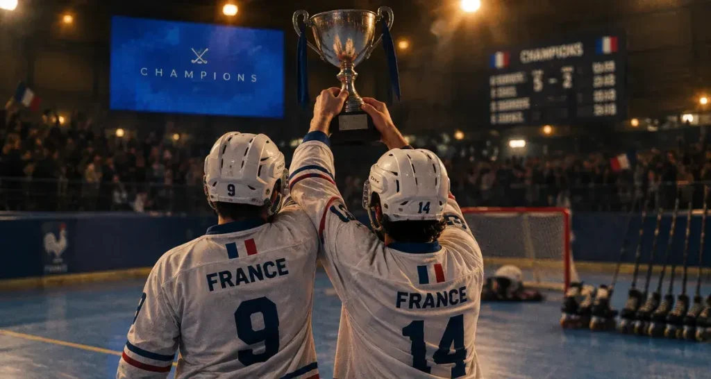 Roller hockey : deux joueurs de Caen champions du monde avec les Bleus