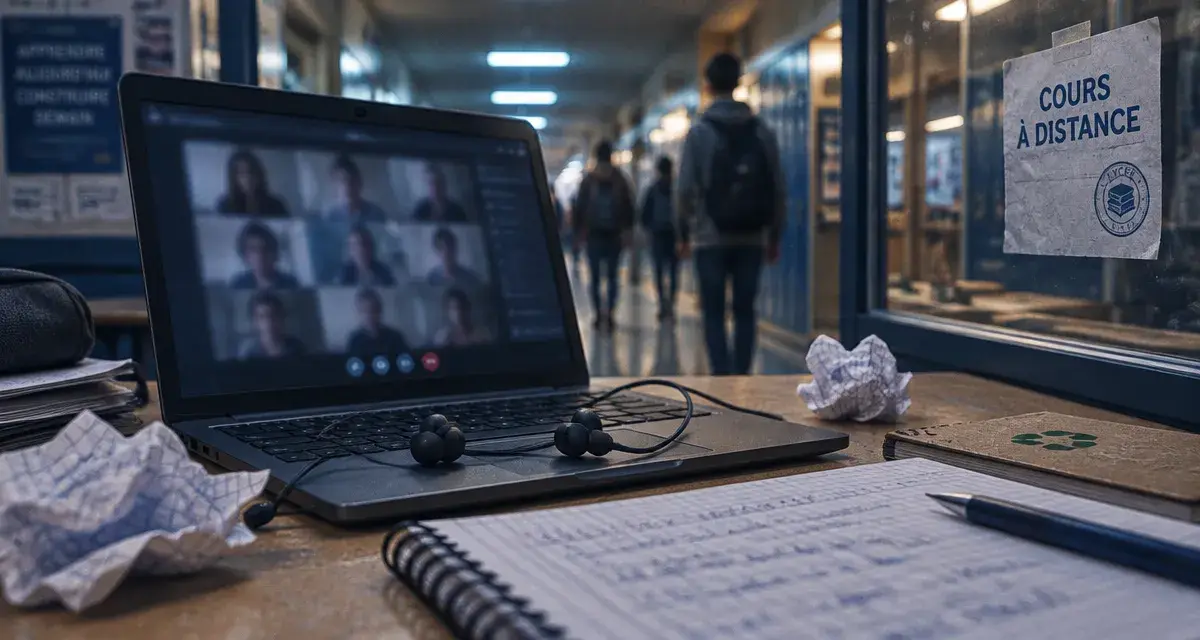 À Caen, plusieurs lycées maintiennent les cours à distance jusqu’aux vacances