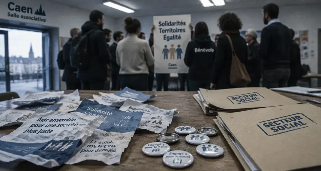 À Caen, plus de 300 personnes alertent sur le secteur social