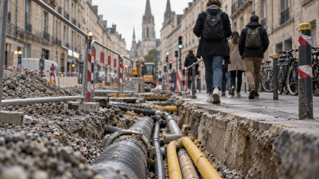 Réseau de chaleur à Caen : quatre quartiers touchés par les tranchées