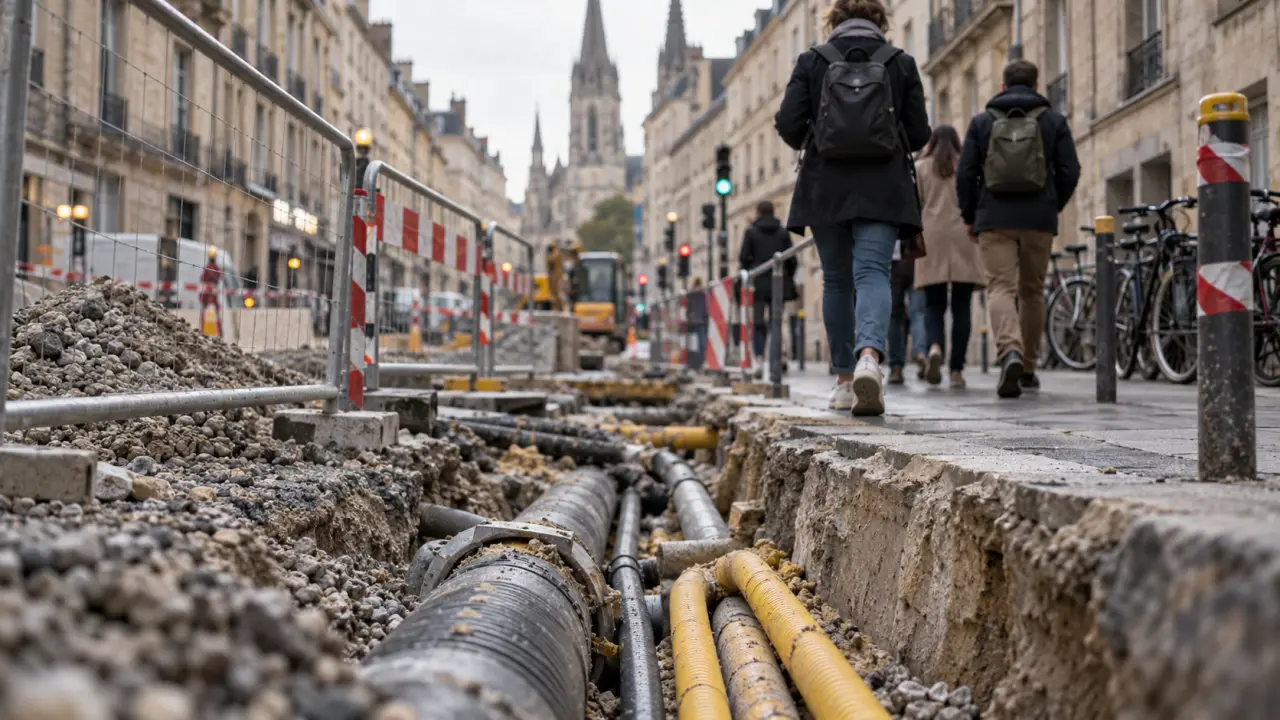 Réseau de chaleur à Caen : quatre quartiers touchés par les tranchées