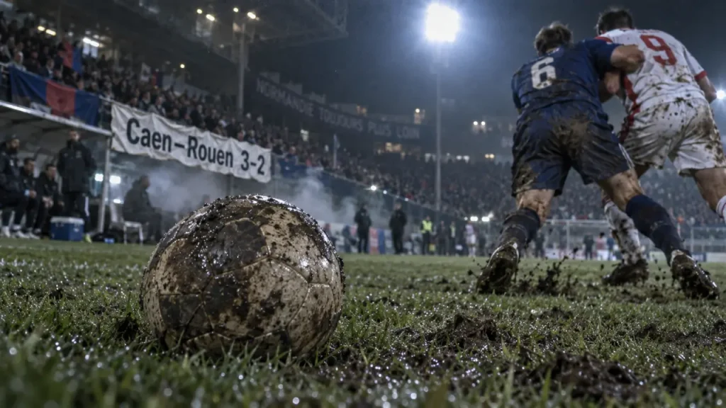 Caen s’impose 3-2 face à Rouen dans le derby de Ligue 3