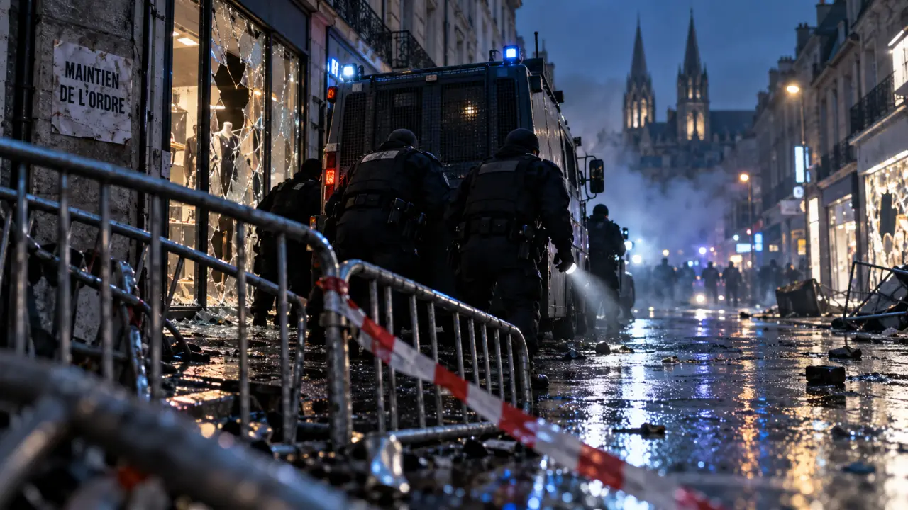 À Caen, les syndicats de police alertent après les violences du 17 octobre
