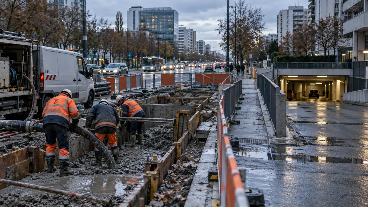 À Caen, des travaux sur les réseaux avenue Pierre-Mendès-France
