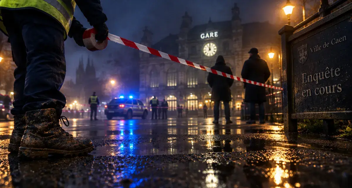 Drame devant la gare de Caen : une enquête ouverte après qu'une voiture a foncé sur la foule