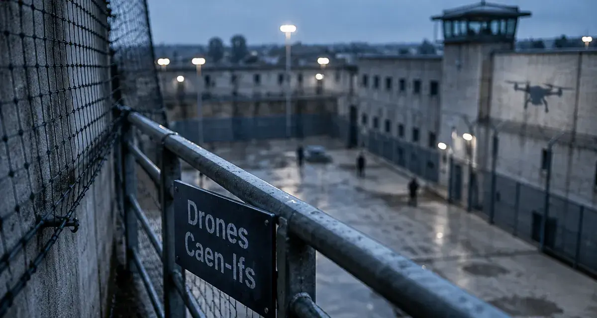 Drones à la prison de Caen-Ifs : deux intrusions et des saisies cette semaine