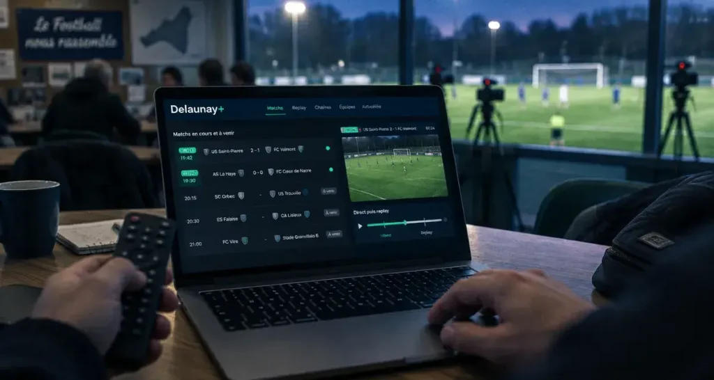 Le foot amateur normand diffusé en direct sur Delaunay+