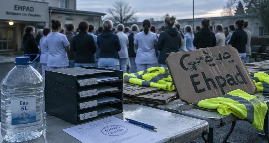 Près de Caen, des aides-soignantes de trois Ehpad en grève