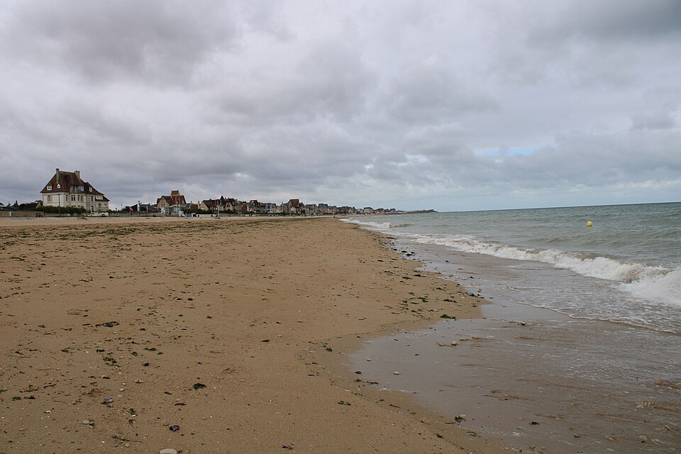 La plage d’Hermanville-sur-Mer