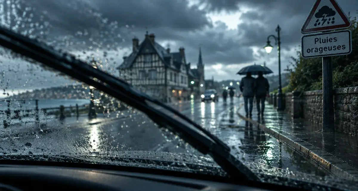 Météo : pluies orageuses attendues mercredi soir en Normandie