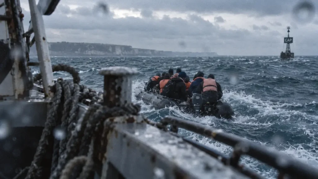 Une soixantaine de migrants toujours en mer au large de la Normandie
