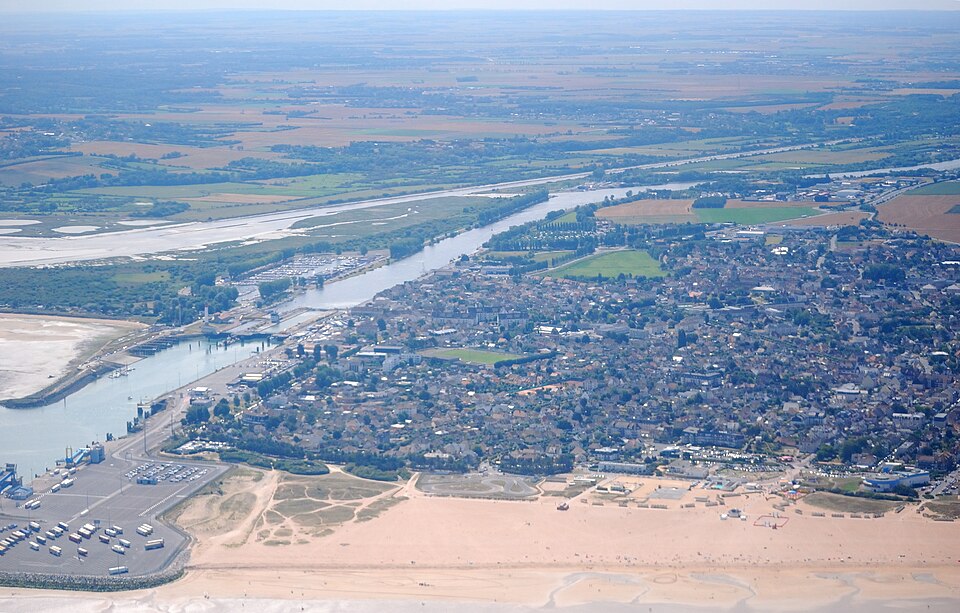 Vue aérienne d’Ouistreham