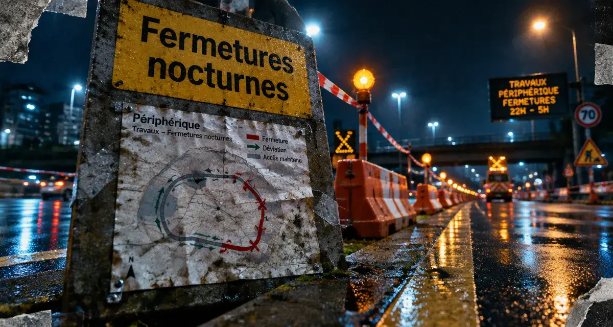 Périphérique de Caen : fermetures nocturnes entre Mondeville et Cormelles