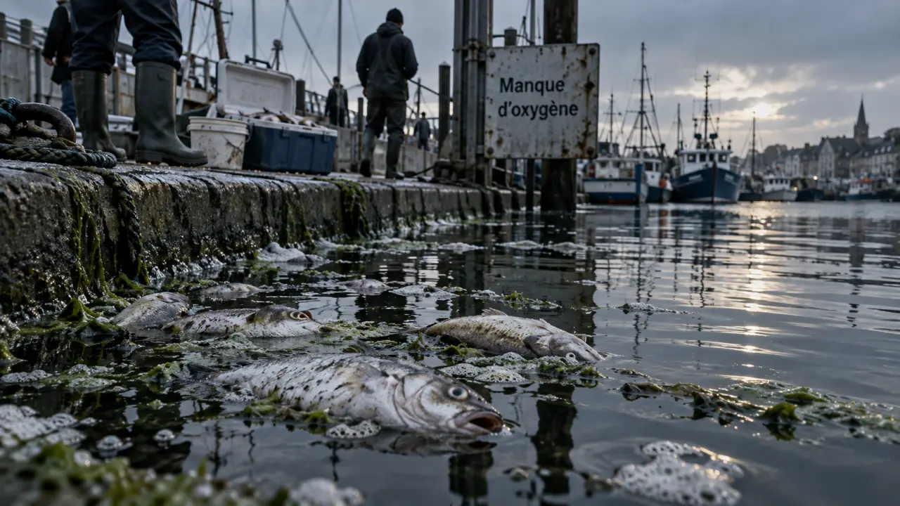 Poissons morts dans le port de Caen : une enquête judiciaire ouverte