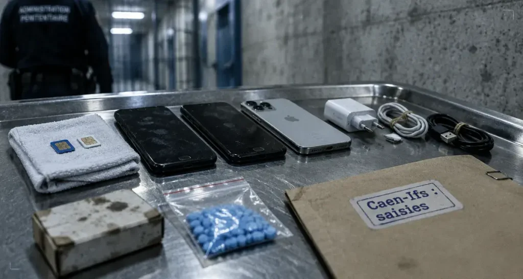 Prison de Caen-Ifs : drogue, téléphones et cartes SIM saisis