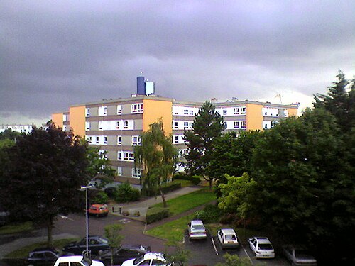 Hérouville-Saint-Clair : le quartier de la Grande Delle photographié en juillet 2007.