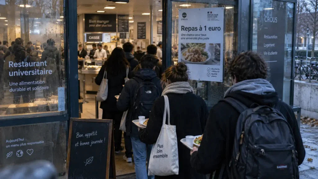 Succès du repas à 1 euro : les files d'attente s'allongent dans les restos U de Caen