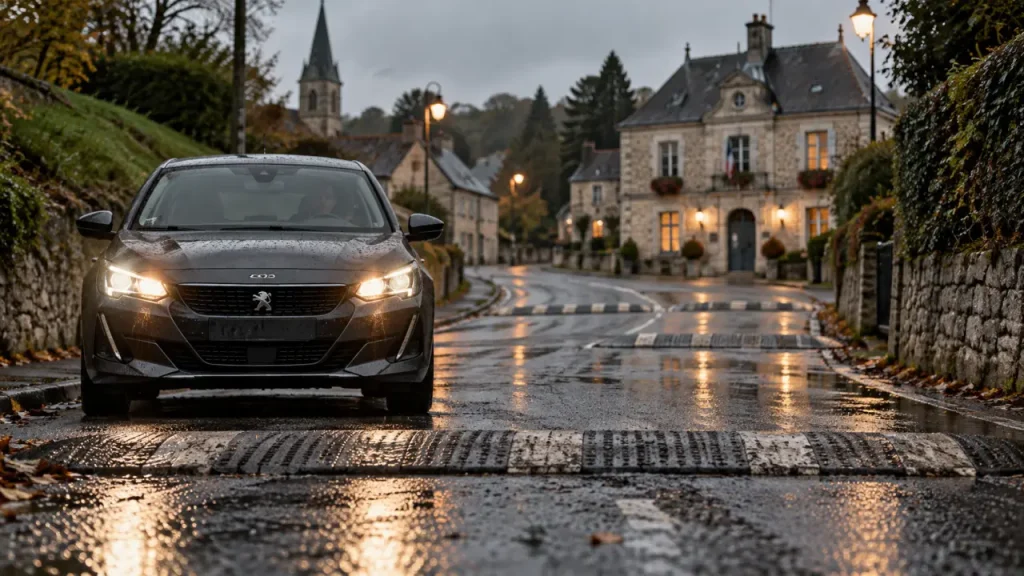 Près de Caen, trois ralentisseurs mis en service sur la RD37 à Saint-Pair