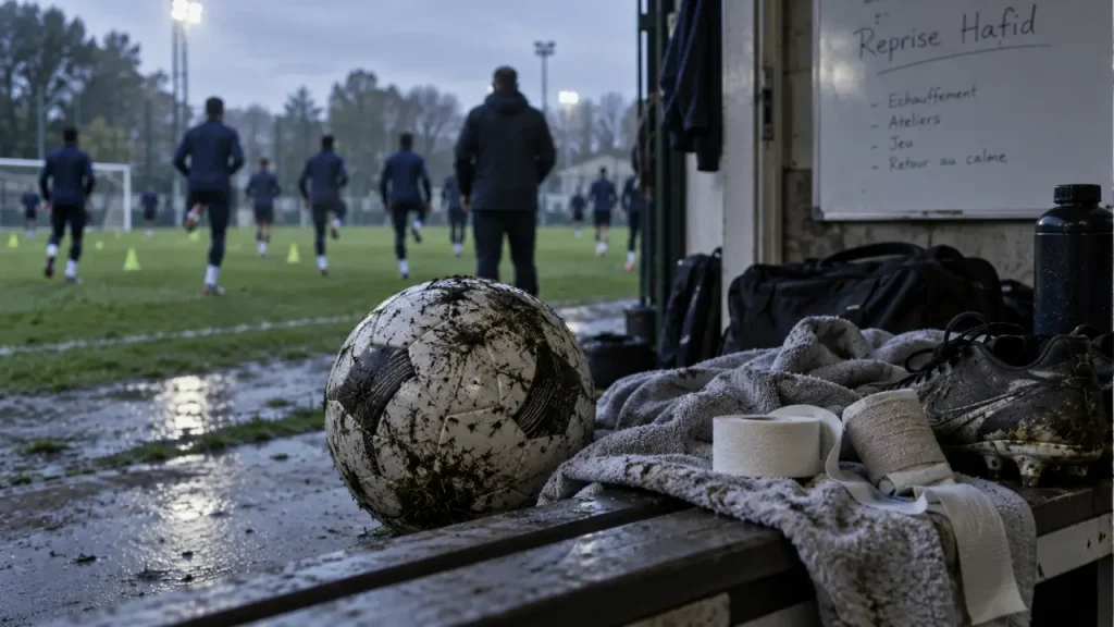 SM Caen : Mohamed Hafid reprend l’entraînement collectif avant la Coupe de France