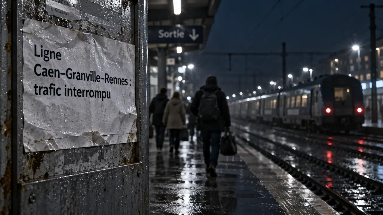 Ligne Caen-Granville-Rennes : trafic interrompu après un choc sur un pont