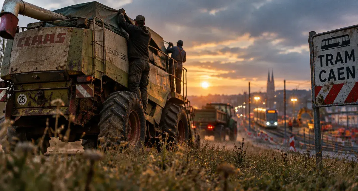 Tramway à Caen : les déplacements agricoles au cœur des travaux à venir