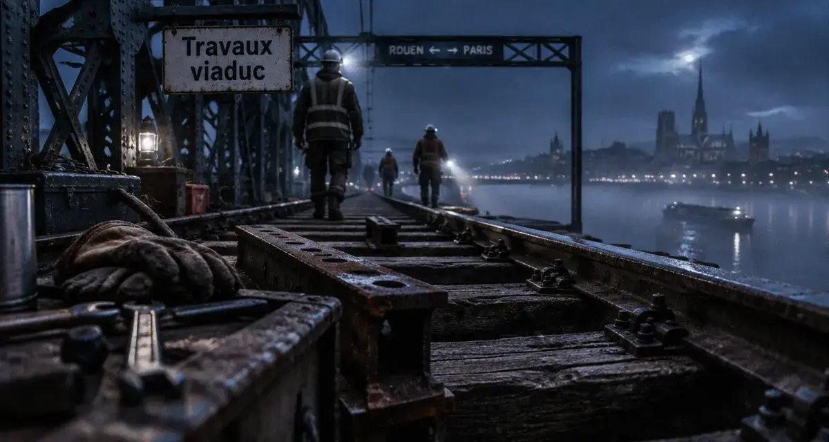 Travaux ferroviaires à Rouen : des perturbations en vue cet automne