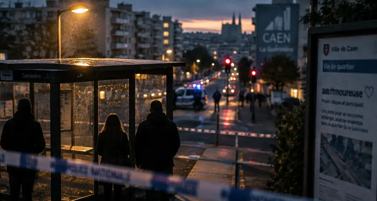 Voiture bélier à Caen : la piste d’un différend amoureux étudiée